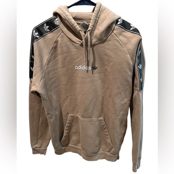 Adidas Originals Hoody Mens Taped Hooded Sweatshirt - Picture 1 of 3